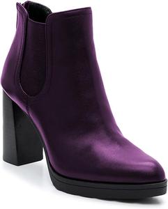 Женские черные кожаные ботинки Chelsea FOWT, легкие ботильоны на платформе, высокие массивные каблуки, заостренный носок, молния сзади, водонепроницаемые, зимние и осенние теплые рабочие повседневные ботинки, размеры 4-16 US