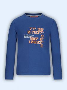 Tygo & Vito Футболка с длинными рукавами "Макс" синего цвета