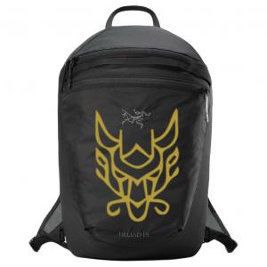 Arcteryx 15-литровый наружный рюкзак из нейлона черный унисекс, Black Gold