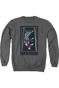 Толстовка Batman American Batman для взрослых с круглым вырезом Gildan, цвет charcoal
