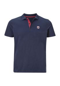 Рубашка-поло NISSE JAN VANDERSTORM, темно-синий