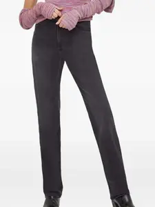 Прямые джинсы с завышенной талией G-Star RAW, серый