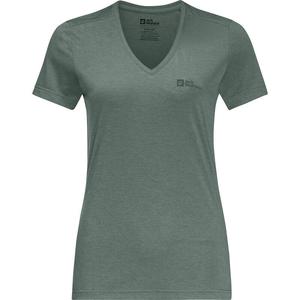 Футболка Jack Wolfskin, оливково-зеленый