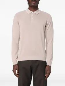 Поло с длинными рукавами Drumohr, розовый