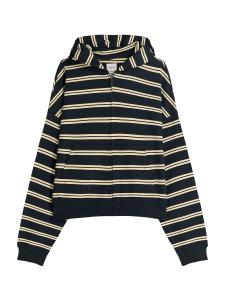 Толстовка с капюшоном на молнии Bershka, темно-синий