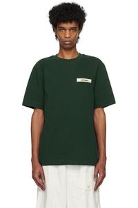 Зеленая футболка «The Gros Grain» JACQUEMUS