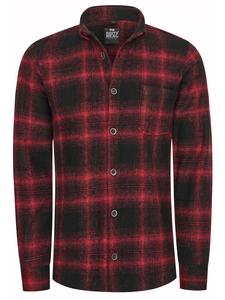 Рубашка дровосека фланелевая черно-красного цвета Rusty Neal