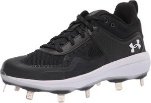 Женские мягкие бутсы для софтбола Under Armour UA Glyde MT, черный