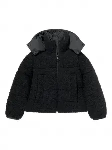 Стеганая куртка Moncler Enfant, черный