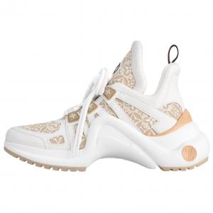 LOUIS VUITTON Женские кроссовки Archlight Low Top Chunky бежевого цвета