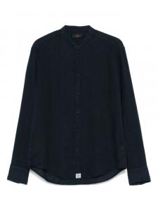 Льняная рубашка Zegna, синий