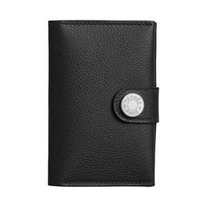 HERMES RMS Evergrain Calfskin Card Holder Unisex 89 Noir Black