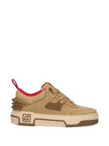Кроссовки Astrolubi с заклепками Christian Louboutin, бежевый