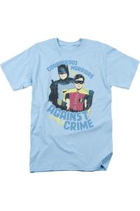 Футболка / футболка для взрослых с коротким рукавом Batman Classic Tv Courageous Warriors Gildan, светло-голубой