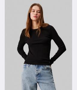 Блуза Calvin Klein Jeans Slim Fit, черный