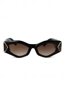 Солнцезащитные очки в оправе 'кошачий глаз' Philipp Plein Eyewear, черный