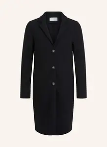 Шерстяное пальто Oui, черный