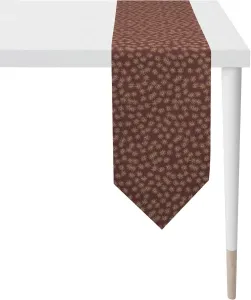 APELT дорожка для стола "1501 Christmas Elegance, Christmas Decoration, Christmas", (1 шт.), жаккардовая ткань с люрексом 24х175 см, красный/золотой