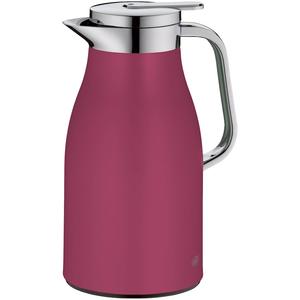 Кофейник термос SKYLINE, с вставкой из закаленного стекла и эргономичной ручкой, 1 л, 1 шт., 12 часов горячее & 24 часа холодное, поворотная крышка с удобной кнопкой Alfi, Deep rose mat