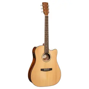 Cort Earth60CENAT | Акустическая / Электрогитара Dreadnought, натуральная. Новая с полной гарантией!