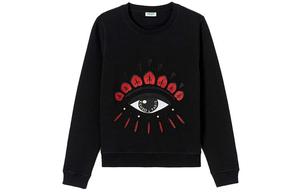 Толстовка женская Kenzo Eye Print, черный / красный