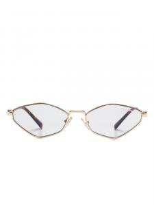 Miu Miu Eyewear солнцезащитные очки Regent, золотой