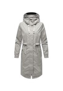 Короткое пальто серебристый жемчуг NAVAHOO, серебристо-серый