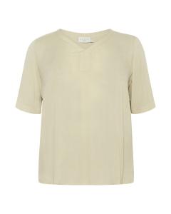 Блуза KAFFE CURVE KCAmi, светло-серый