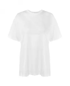 Футболка с тисненым логотипом Elisabetta Franchi, белый