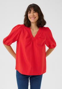 Блуза KAPAULINA V-NECK Kaffe, красный