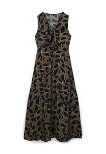 Платье макси FANTASIA FOGLIAME Calliope, темно-зеленый