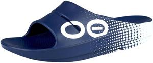 OOFOS унисекс-взрослые спортивные шлепанцы Ooahh, Navy Matrix