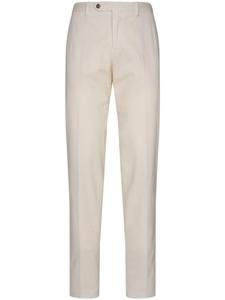 PT Torino брюки чинос из хлопка средней посадки, нейтральный цвет