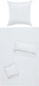 Постельное белье Landshut с застежкой для гостиничного номера, белое, 1x 155x220 см + 1x 40x80 см Erwin Müller