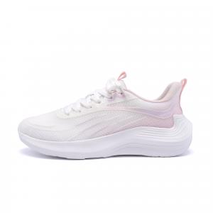HUANQIU Легкие нескользящие кроссовки с низким верхом для повседневного бега, женские, белые, розовые