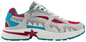 Кроссовки BAPE Shark Sta #2, серый