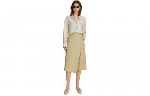 Женская повседневная длинная юбка ELLE, хаки