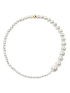 Браслет Peggy Moon из желтого золота с жемчугом Sophie Bille Brahe, белый