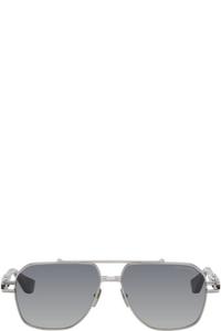 Солнцезащитные очки KUDRU цвета оружейной стали и синего цвета Dita