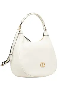 Сумка-тоут с плетеной ручкой TWINSET, нейтральный