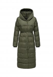 Niara Длинное стеганое пальто Ragwear, темно-оливковый