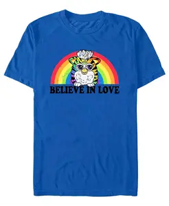 Мужская футболка с коротким рукавом Furby Loves Fifth Sun, синий