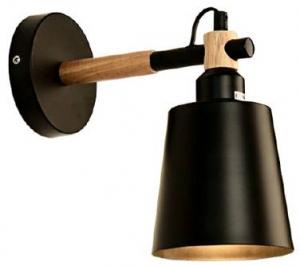 Настенный светильник ohno Auriga, черный - металл - 19 x 35 x 13 см