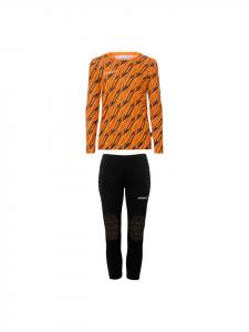 Uhlsport Вратарь выставляет команду Progressive Junior в ярко-оранжево-черной форме