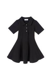 Девчачье платье с пуговицами Rondel в черном цвете Sasha+Z