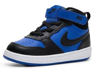 Детские кроссовки Nike Kids Court Borough Mid 2 (Infant/Toddler), Game Royal/Black/White