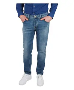 Джинсы в стиле регги средней степени потертости Pt Torino, синий