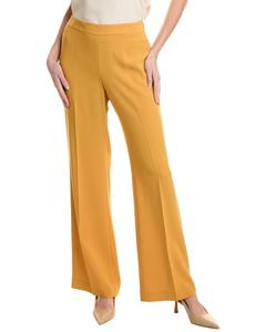 Lafayette 148 New York Брюки расклешенные с боковой молнией Gates, золотой