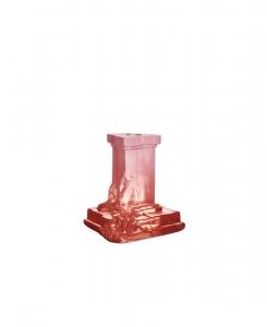 Подсвечники Rocky Baroque Spicy, средний размер Kosta Boda, розовый