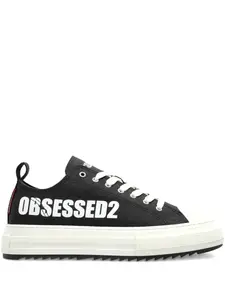 Кроссовки Obsessed2 с логотипом DSQUARED2, черный
